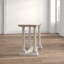Bavory Light Brown Wood Console Table with Distressed Accents 52" x 18" x 30"