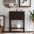Barbe Narrow Console Table, Slim Sofa Table with Three Storage Drawers and Bottom Shelf for Living Room, Easy Assembly-599880323