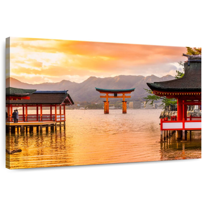 Miyajima Floating Torii, 30" H x 45" W