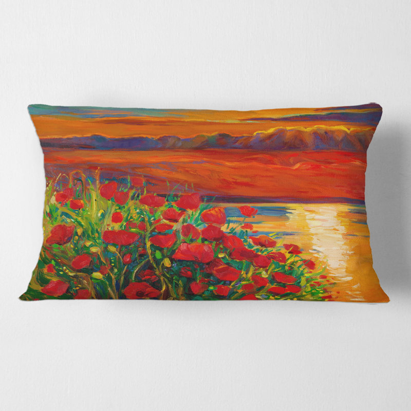 Floral Throw Pillow