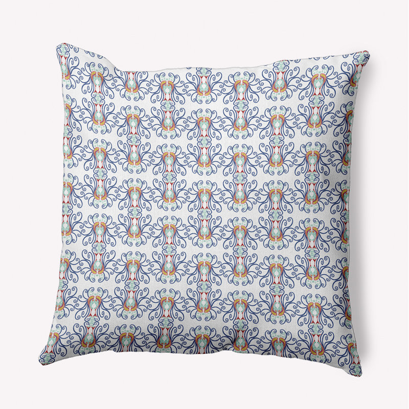 Coussin décoratif en polyester géométrique, H 18 po x l 18 po, Carré
