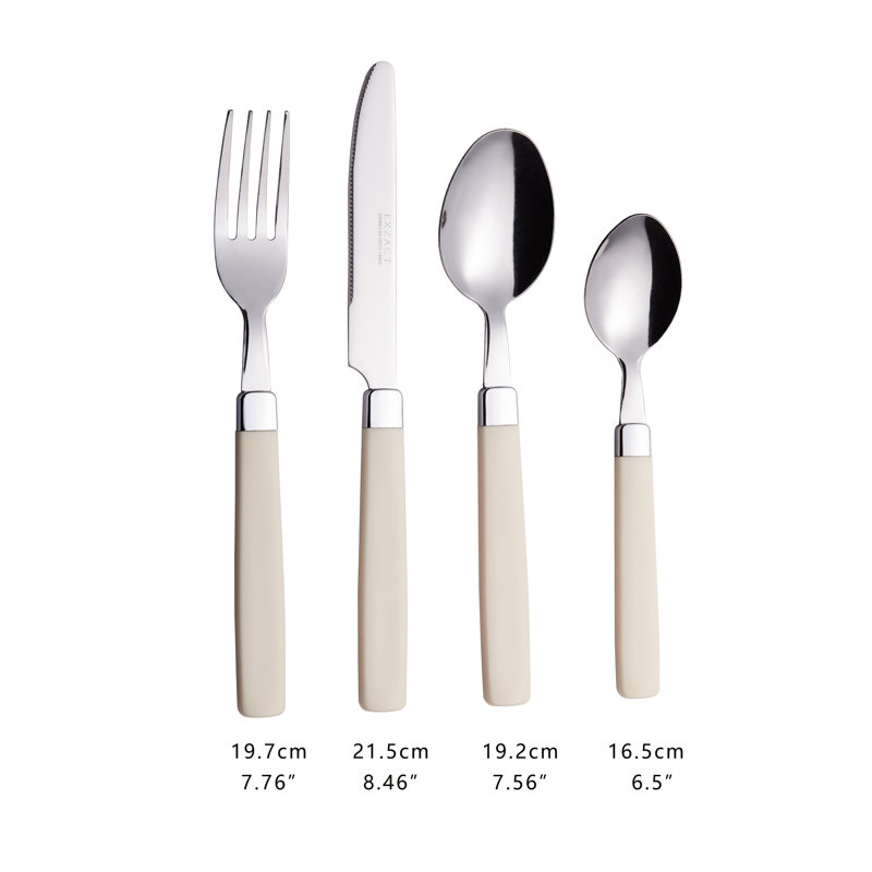Cutlery 16 Piece Cutlery Set, Service for 4, Beige