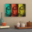 « bouddha face », reproduction d’impression sur toile tendue-31356022
