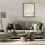 Cadre naturel flottant abstrait naturel, design par Victoria Barnes-1011752390-1011752391