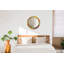 Huldar Glass Flat Wall Mirror