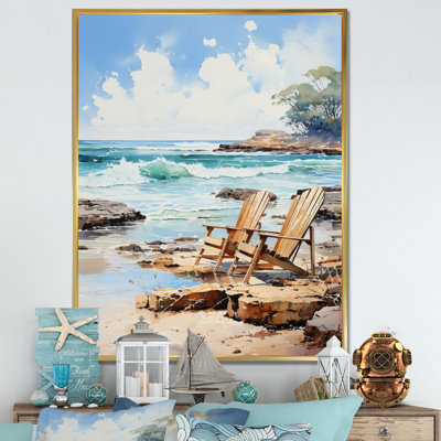 Coastalbeach Beach Bliss II - Décoration murale nautique et plage