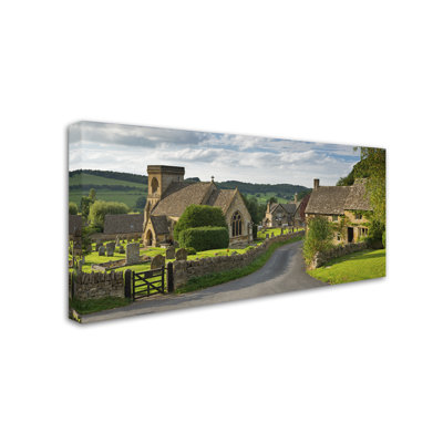 Moises 'Village with a View' Photographic Print on Wrapped Canvas