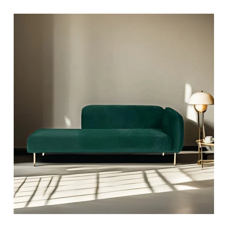 Méridienne moderne et simple, Atrovirens, Orienté à droite