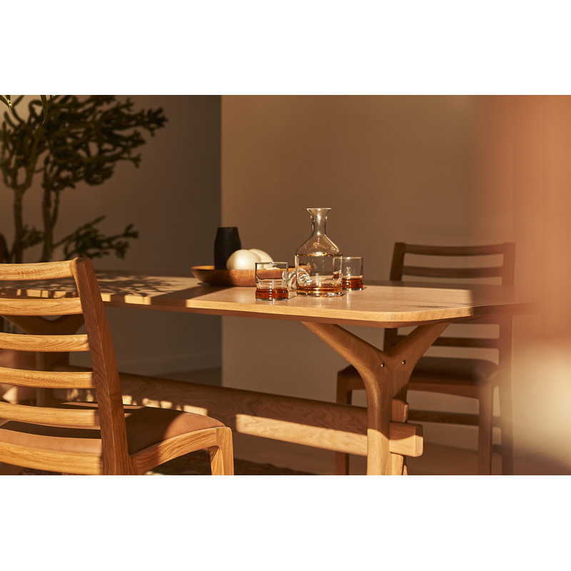 Osage 90" Dining Table, White Oak