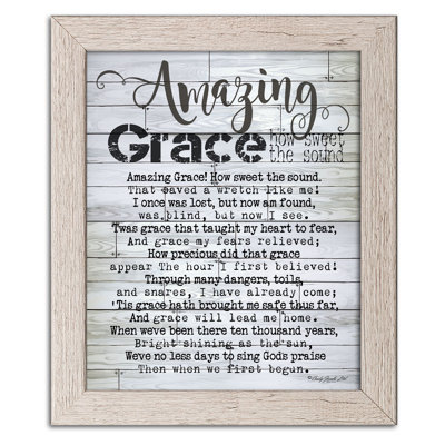 " Amazing Grace " Textual Art Print