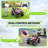 Alex 24V 2 Seater Ride On Jeep For Kids With Remote Control & Shovel, 4WD/2WD Power Jeep Wheels, 20" Spacious Seat, 3 Speeds, Colorful LED Lights, Music, Bluetooth, Electric Toys Car For Kids-102759542