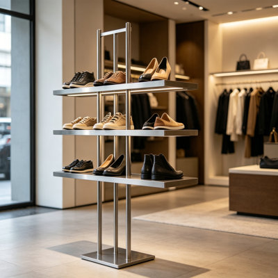 Stainless Steel 3 Tier Display Shelf