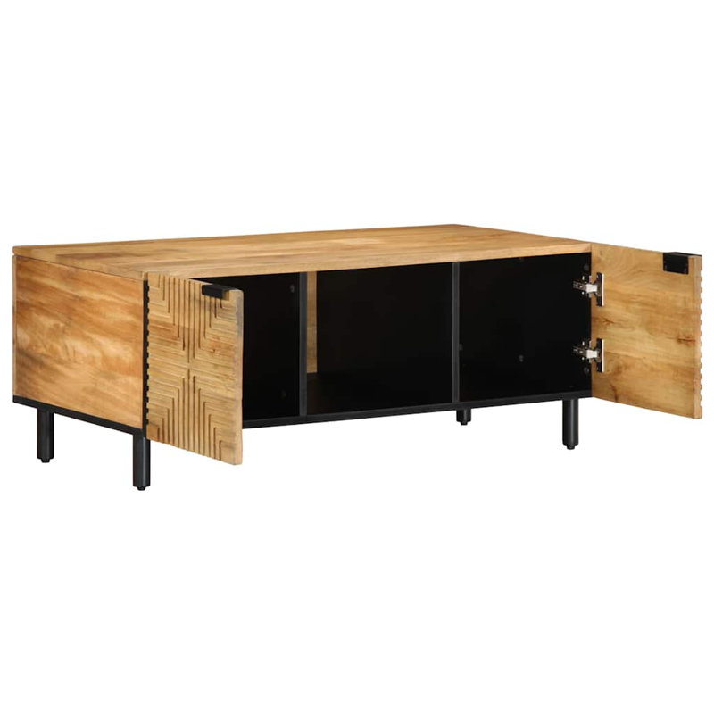 Coffee Table with Storage, 40" H x 100" L x 54" W, Artisan Oak
