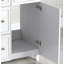 24" Bathroom Vanity With Ceramic Sink | 2 Drawers + 1 Door Practical Storage
