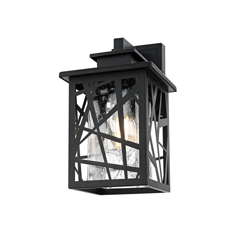 Tackett 7 Inch Outdoor Wall Sconce in Black