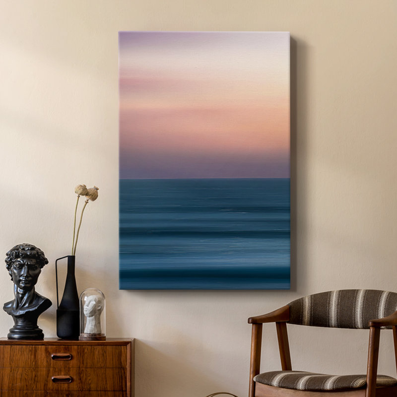 Sunset Seascape IV - galerie sur mesure, H 18 po x l 12 po