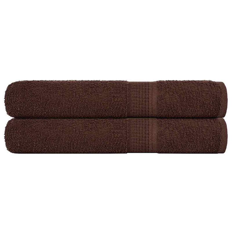 Samatar 100% Cotton Bath Towel, Brown