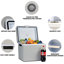 Koolatron 12V Electric Cooler/Warmer 42L (45 qt), Two-Way Design, Grey