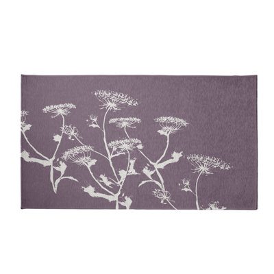 Tapis mauve à motif floral Alvordton