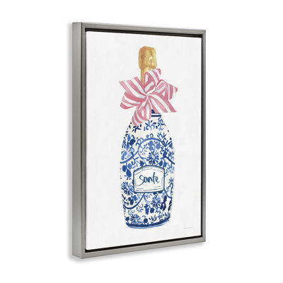 Cadre flottant bleu champagne Flirty, design par Mercedes Lopez Charro