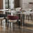 Luxury Upholstered Dining Chairs Set Two-Toned Design Eisure Kitchen Chairs With Cushioned Back-289064137-286282452