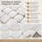 CNK White Pebble Wall Strip