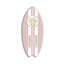 French Skimboard Blush Acrylic by Oliver Gal