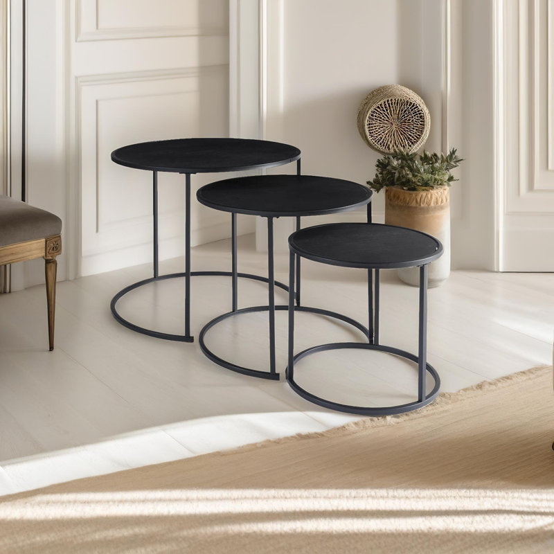 Bennir Tray Top Nesting Tables