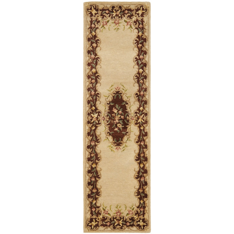 Molter Bergama Hand Tufted Wool Oriental Rug, Runner 2'3" x 12'