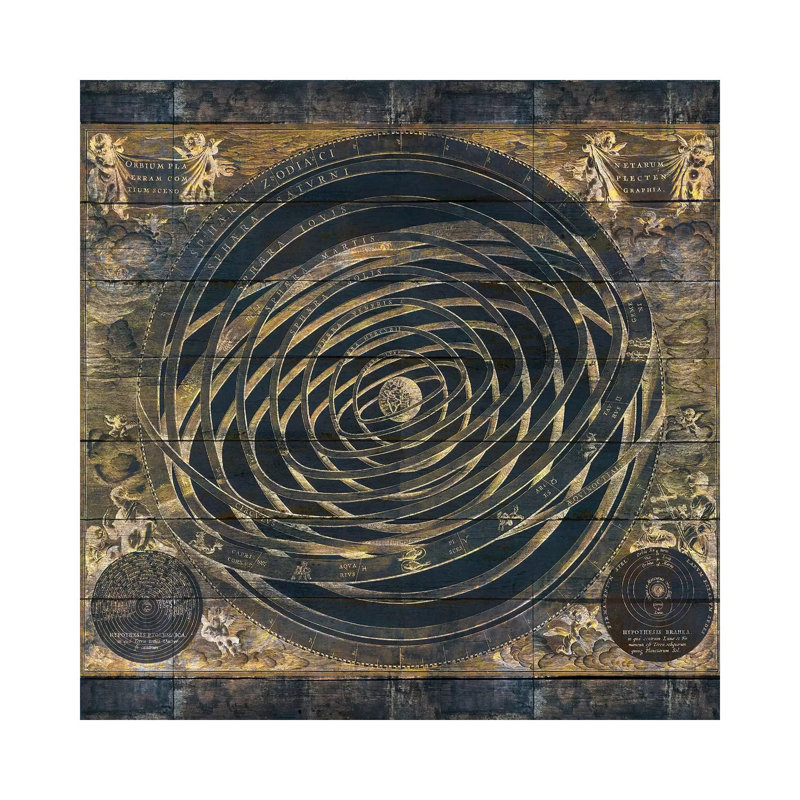 Zodiac Old World by Diego Tirigall - Wrapped Canvas Print, 30.48 cm H x 30.48 cm W