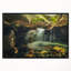 «Wasatch National Forest Waterfall», reproduction de photo sur toile tendue encadrée-26687424