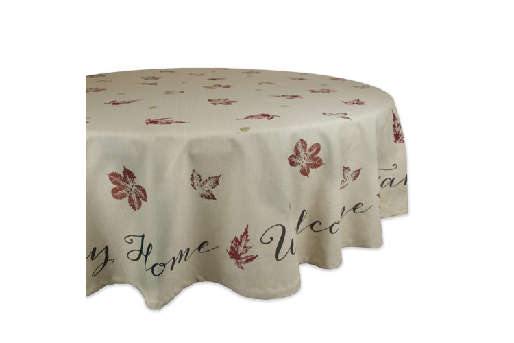 Zosia Leaves Print Tablecloth