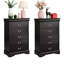 4 pièces Geller (2 tables de chevet et 2 commodes) Assembly Aucun assemblage requis-312508428