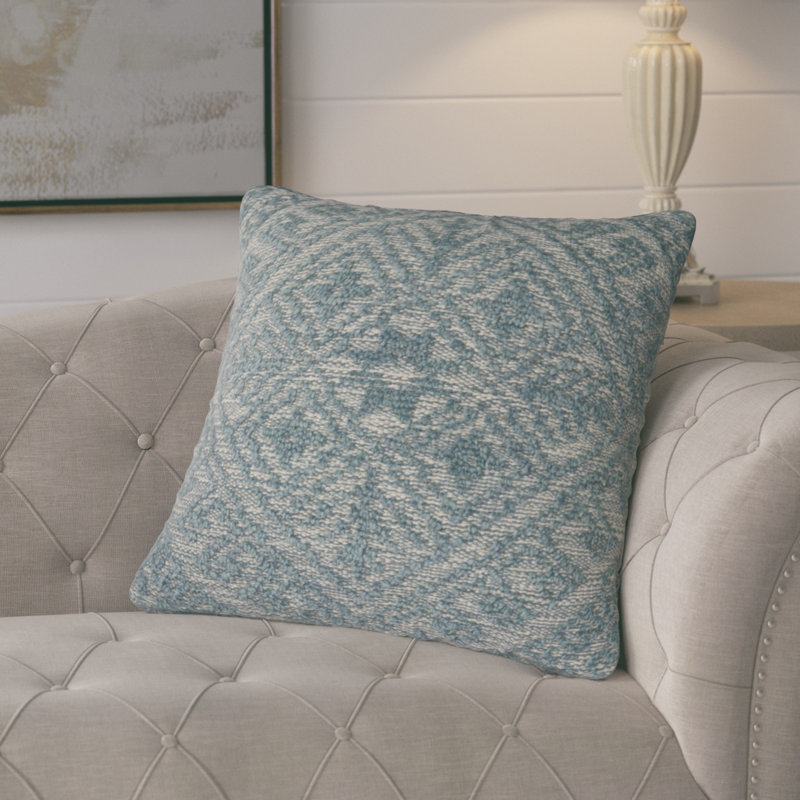 Embroidered Throw Pillow, No Fill