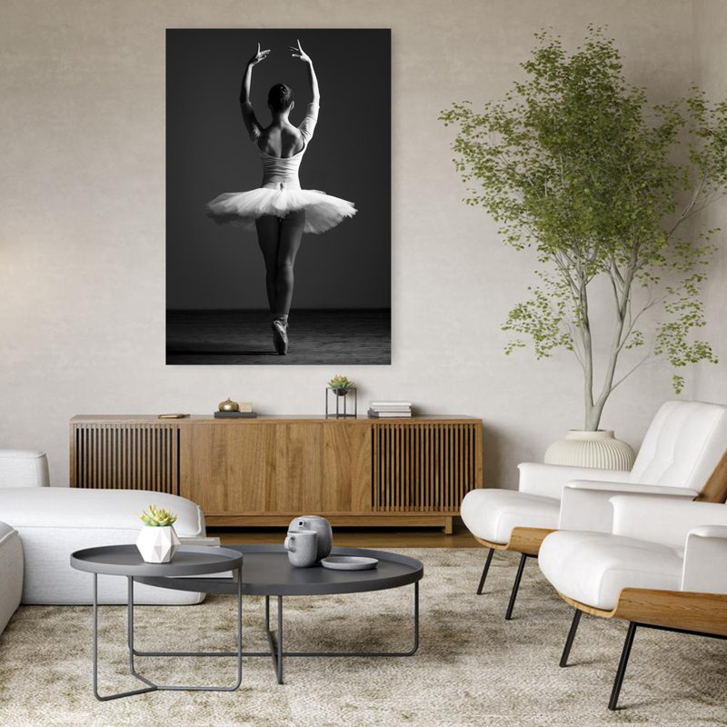 Art contemporain abstrait pirouette, H 48 po x l 32 po