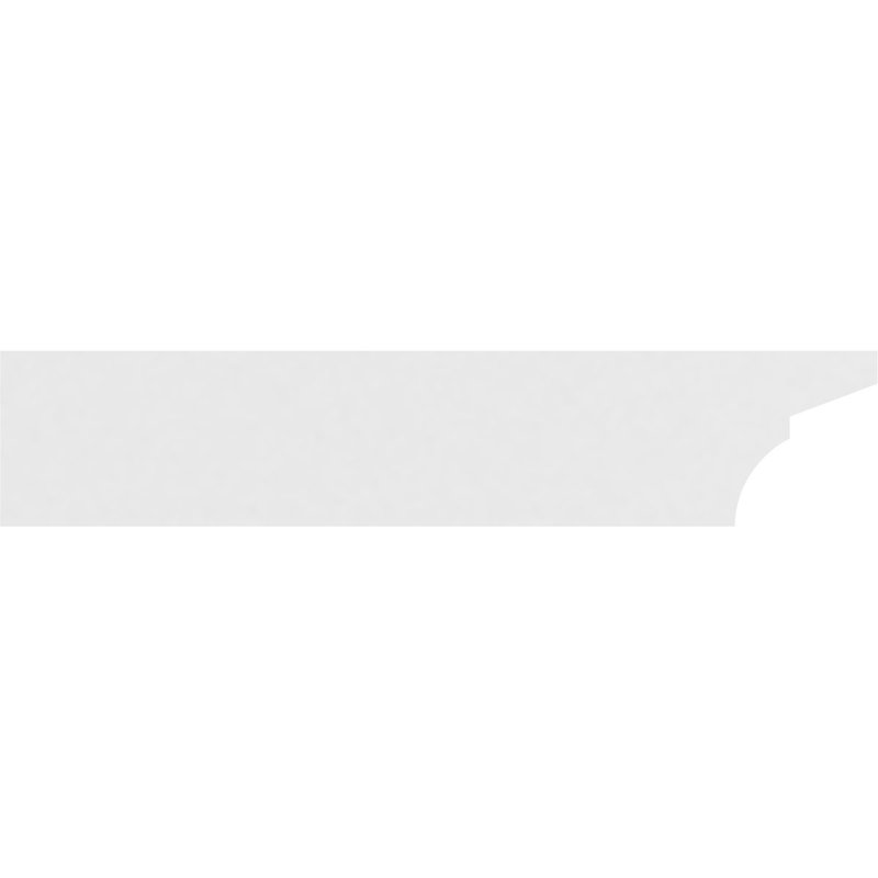 3"W x 6"H x 30"L Standard Monterey Architectural Grade PVC Rafter Tail, 6"H x 3"W x 30"D