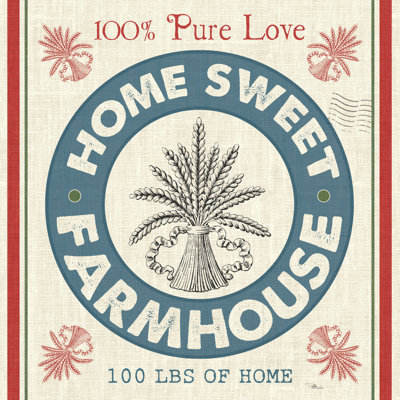 Sweet Farmhouse I - Wrapped Canvas Print