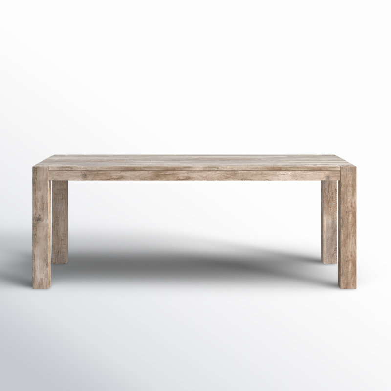 Parson 79" Wide Pine Wood Dining Table