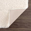 Nereen Solid Shag Beige Area Rug-860576124