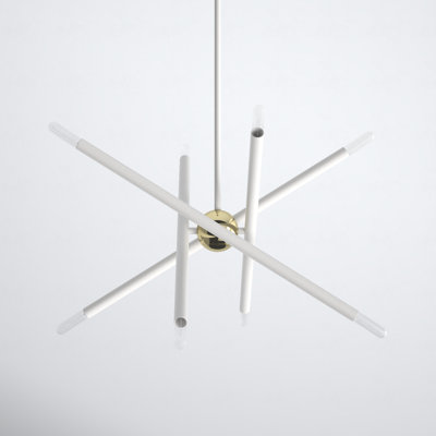 Poco 8 Light Metal Dimmable Sputnik Chandelier