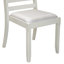 L'ensemble de 10 tables de cuisine comprend une table rectangulaire extensible, 1 table basse, 7 chaises empilables en polyester et 1 banc, blanc antique-124569955-124569956-124569958