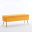Banc repose-pieds en velours avec rangement-1932834292-1932834291