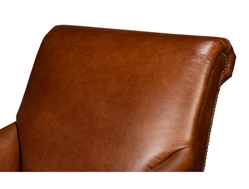 Gaston Leather Club Chair