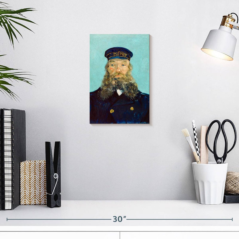 Portrait du facteur Roulin, H 12 po x l 8 po