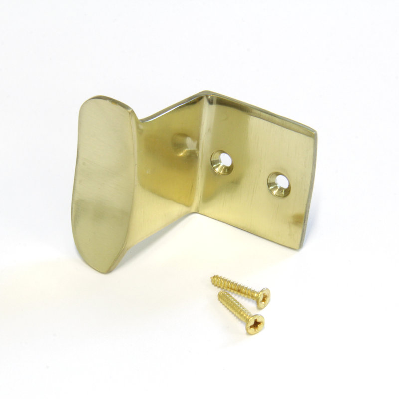 Brass Wall Wall Hook, Polished Brass