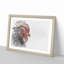 Grey Rooster Looking West in Abstract - Picture Frame Graphic Art Print-55736242-55736243