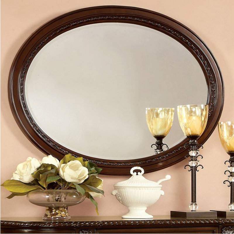 Archibald Wood Flat Wall Mirror