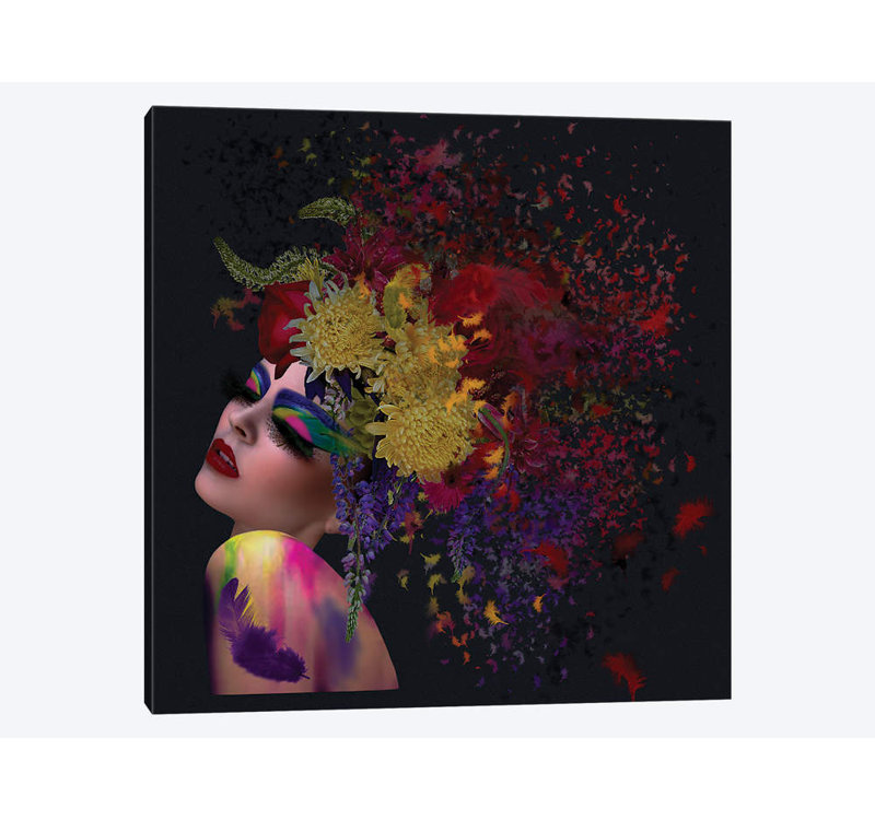 « digital art », impression sur toile, H 12 po x l 12 po x P 0,75 po