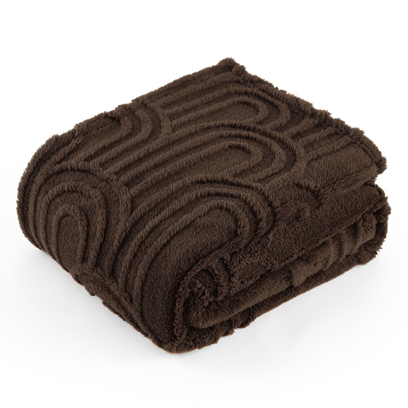 Cozy Winter Collection Bedsure 279gsm Super Soft Cozy Blanket For Bed&Couch GentleSoft™️, Dark Brown, Queen