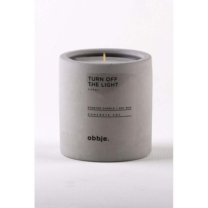 Candly Scented Tumbler Candle with Concrete Holder